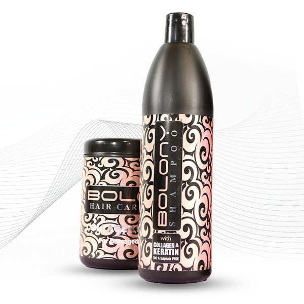 پک ماسک مو بدون سولفات و شامپو بدون سولفات کلاژن بلونی