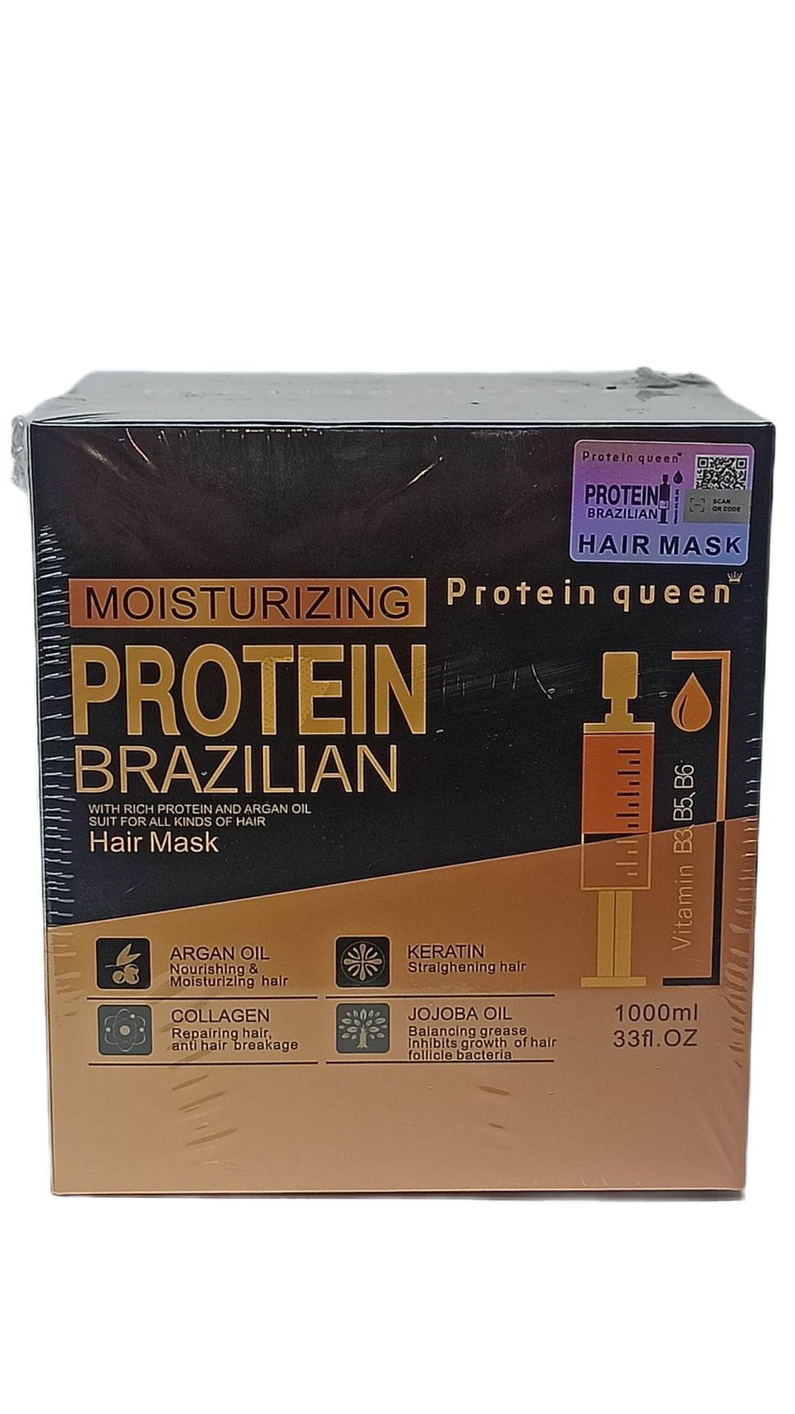 ماسک مو بدون سولفات پروتئین کویین