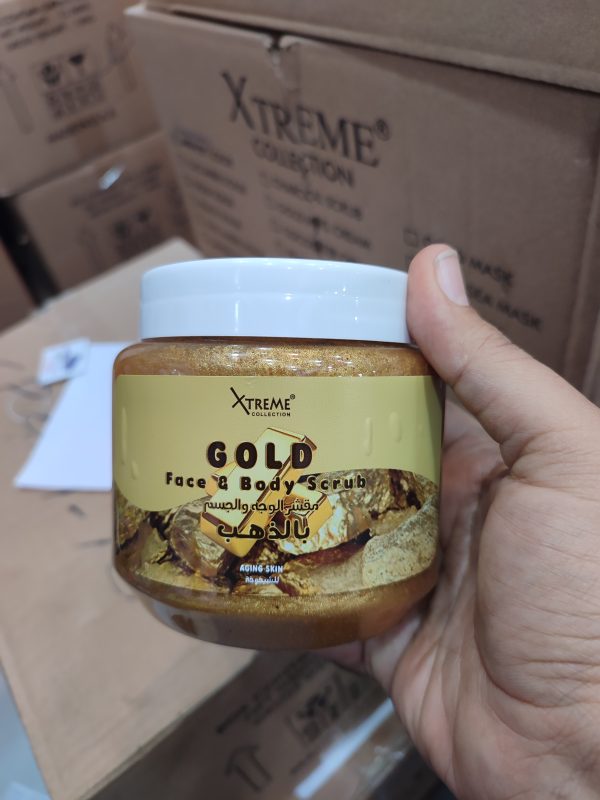 اسکراب صورت طلا اکستریم مخصوص جوانسازی پوست