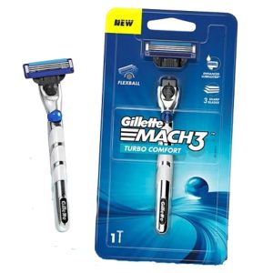 دسته تیغ ژیلت سه لبه مچ تری توربو
