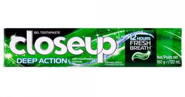 خمیردندان کلوزآپ سبز 123 میل