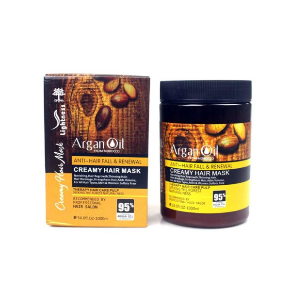 ماسک مو آرگان بدون سولفات لایتنیس 5ستاره