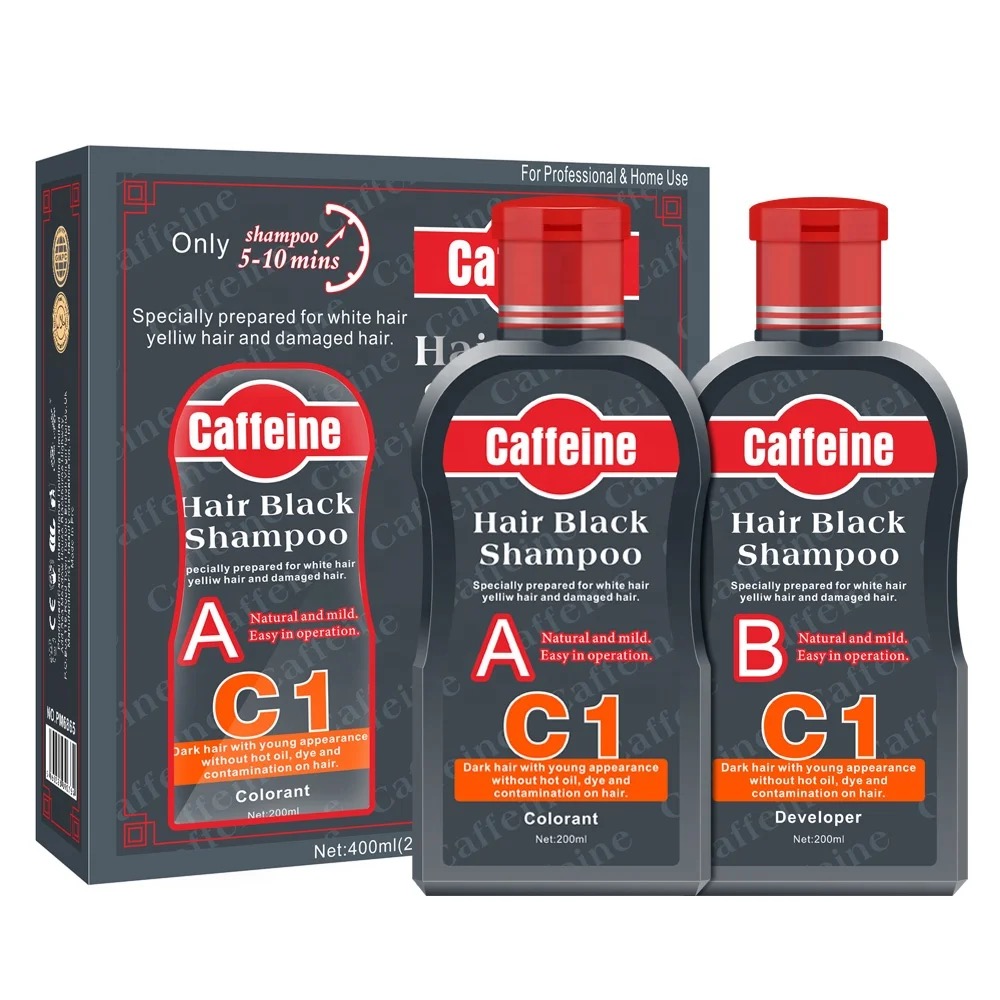 شامپو رنگ کافئین
