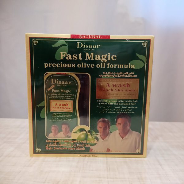 شامپو رنگ مشکی زیتون