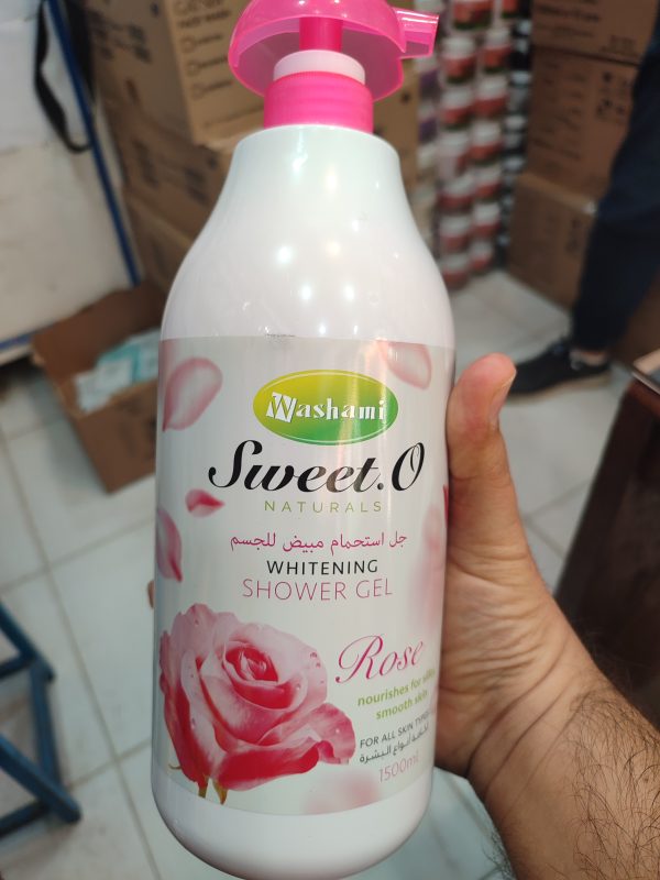 شامپو بدن 1500 میل وشامی گل رز