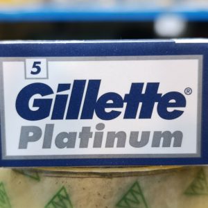 تیغ یدک سنتی ژیلت مدل platium بسته 5 عددی