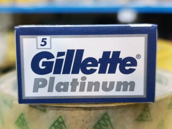 تیغ یدک سنتی ژیلت مدل platium بسته 5 عددی