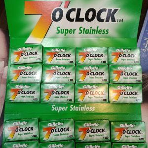 تیغ یدک سنتی ژیلت O,Clock بی20 بسته 5 عددی
