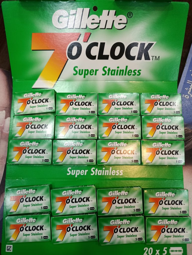 تیغ یدک سنتی ژیلت O,Clock بی20 بسته 5 عددی